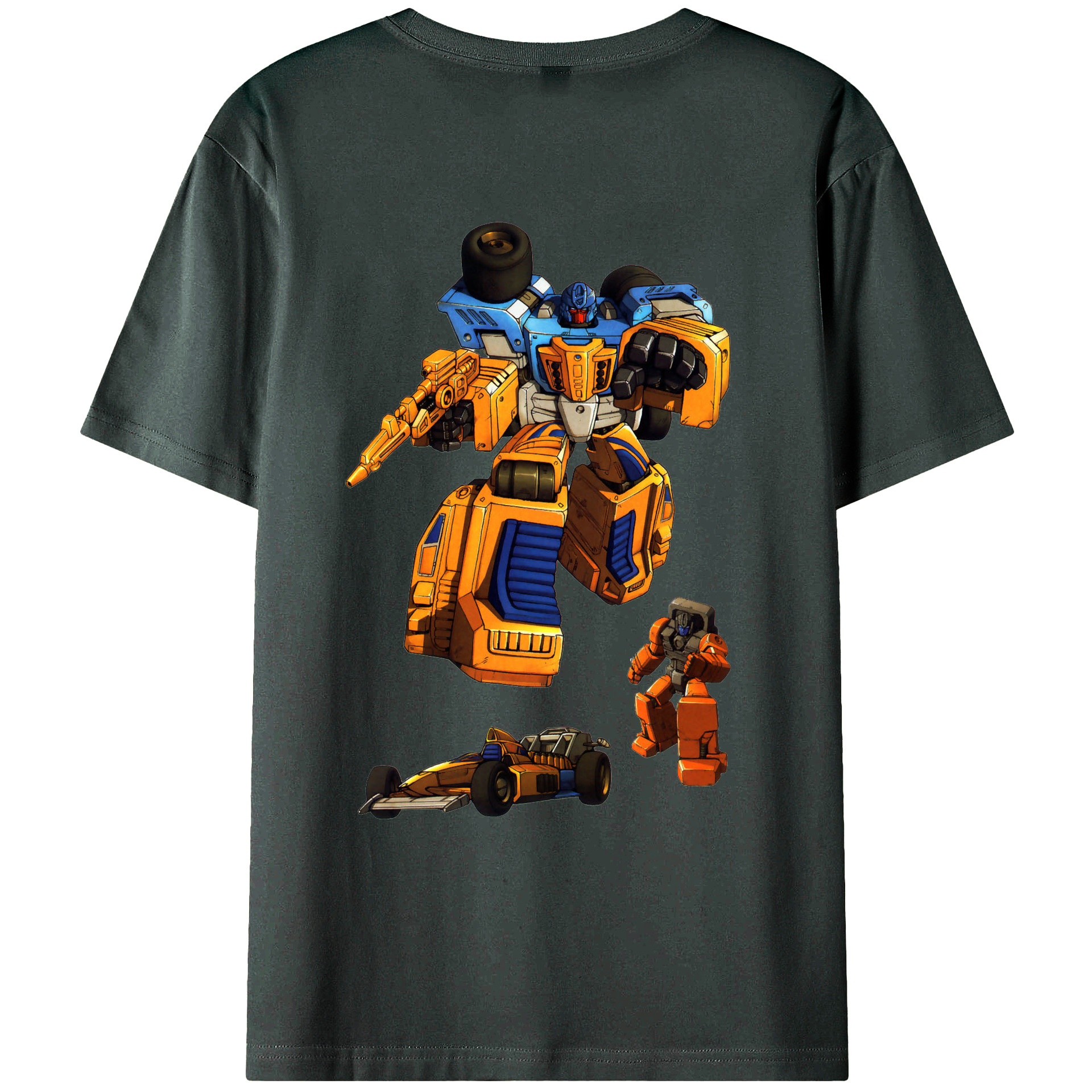 （画像用）  綿100％ メンズ半袖Tシャツ（バックプリント） 通気性